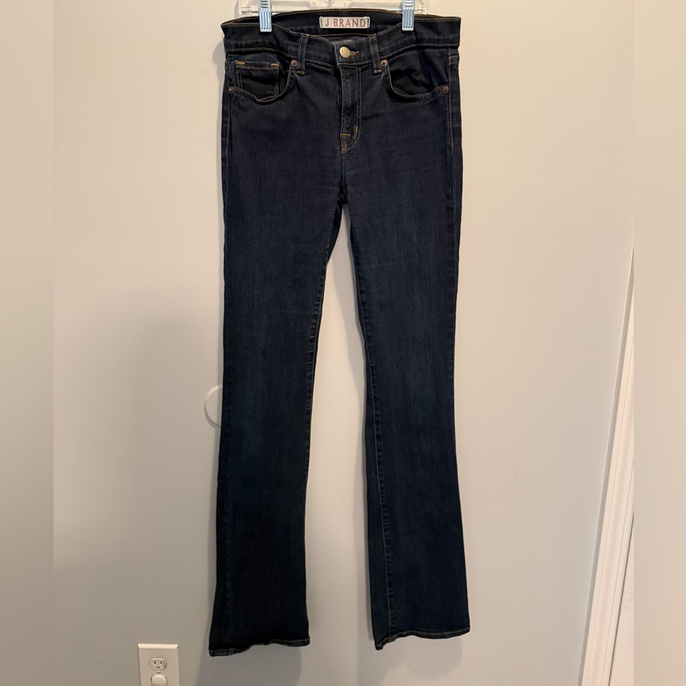 J Brand Slim Boot Leg Dark Wash Denim Jeans Size 27